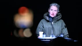 Alice Weidel, cheffe de file de l'AFD, à Magdebourg (Allemagne) le 23 décembre après l'attaque ayant fait six morts. 