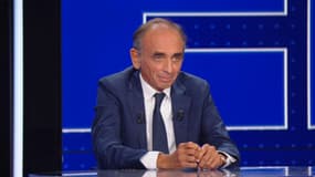  Eric Zemmour débat avec Jean-Luc Mélenchon sur BFMTV, le 23 septembre 2021.