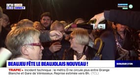 Rhône: Beaujeu a fêté dans la nuit l'arrivée du Beaujolais nouveau