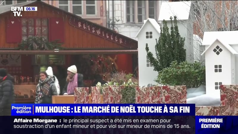 À Mulhouse, le marché de Noël touche à sa fin