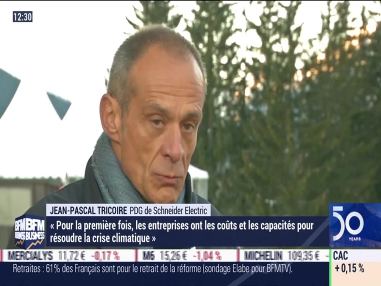 JeanPascal Tricoire (Schneider Electric) "Davos est un point de