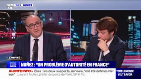 Délinquance des mineurs: "Il ne faut pas pointer du doigt la justice", rappelle Laurent Nuñez, préfet de police de Paris