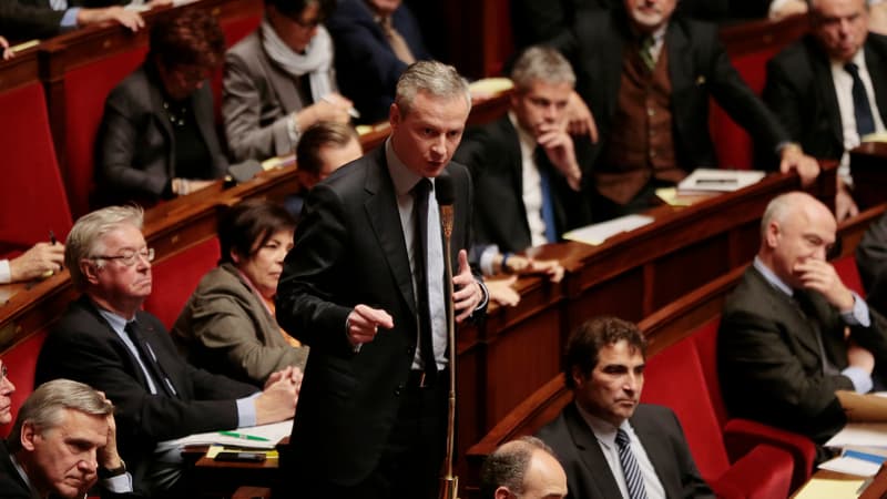 Bruno Le Maire à l'Assemblé nationale le 3 mars 2015