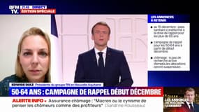 Edwige Diaz dit avoir entendu "un candidat en campagne électorale dans un meeting de 27 minutes retransmis sur toutes les chaines de télévision"