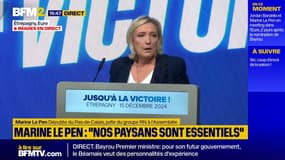Crise agricole: "l'agriculture vit une saignée sociale" juge Marine Le Pen dans l'Eure