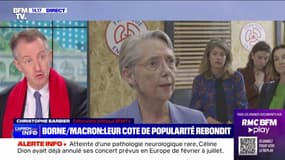 Selon un sondage BVA, la cote de popularité d'Emmanuel Macron et d'Elisabeth Borne rebondit