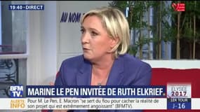 "L'euro est voué à disparaître", selon Marine Le Pen