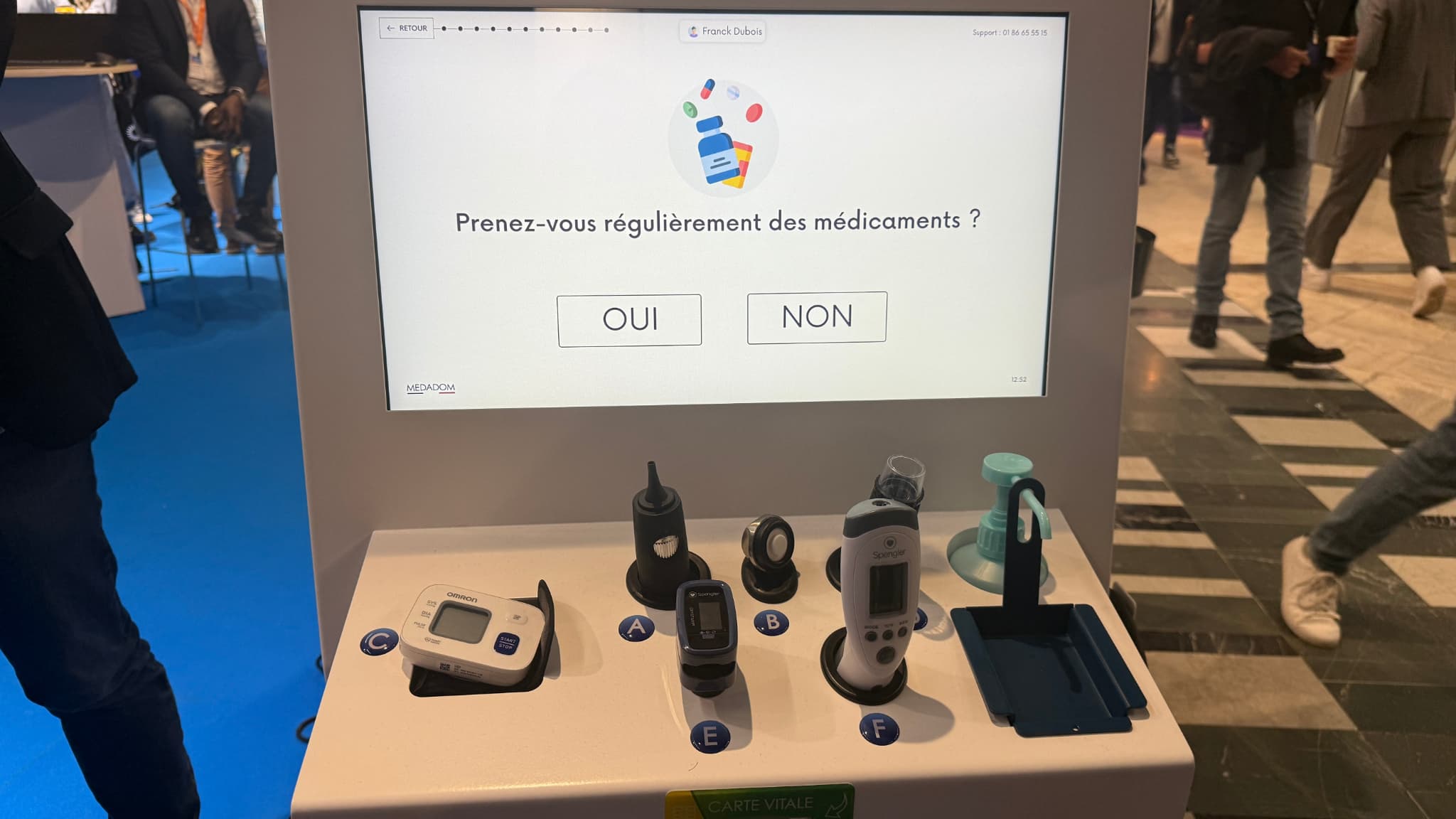 La plateforme Medadom comporte de nombreux appareils médicaux La plateforme Medadom comporte de nombreux appareils médicaux