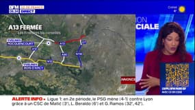 A13 fermée: les itinéraires bis conseillés ce lundi en Île-de-France