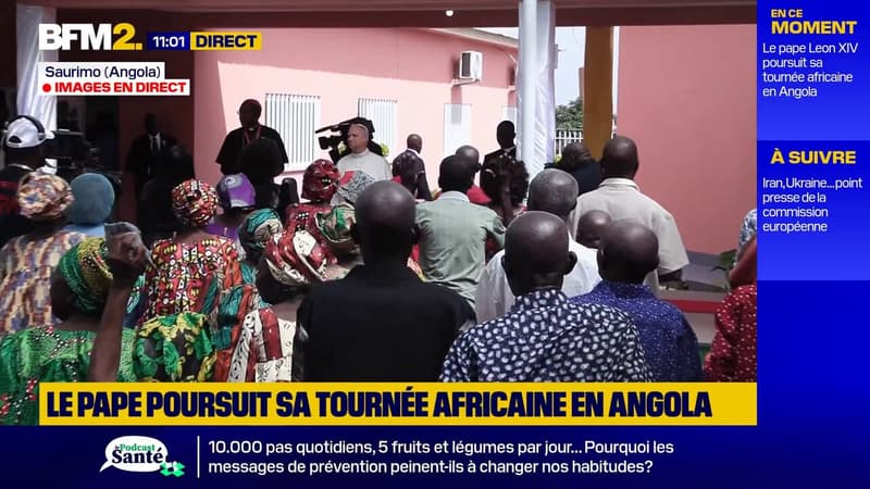 Le pape Léon XIV poursuit sa tournée africaine en Angola