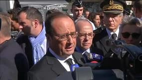 Intempéries sur la Côte d'Azur: François Hollande au chevet des victimes