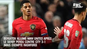Berbatov allume Man United après le derby perdu contre City 3-1 (mais exempte Rashford)