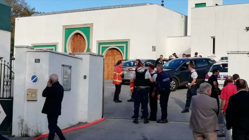 La mosquée de Bayonne ce lundi 28 octobre. 