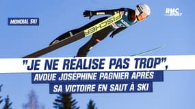 Coupe du monde ski : "Je ne réalise pas trop", avoue Joséphine Pagnier après sa victoire en saut à ski