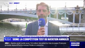 Test de natation annulé à cause de la pollution de la Seine: "C'est regrettable et on est tous déçus" explique Pierre Rabadan, adjoint au Sport de Paris