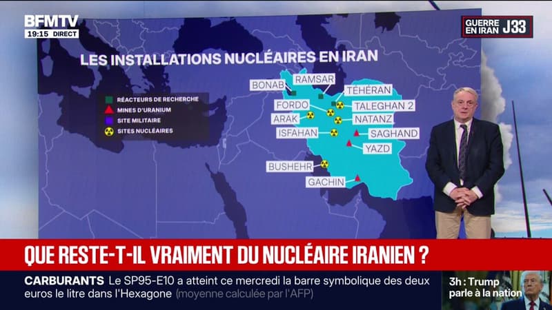 Guerre au Moyen-Orient: que reste-t-il du nucléaire iranien?