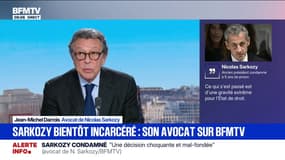 Condamnation de Nicolas Sarkozy: "On va essayer de faire en sorte que sa détention soit la plus courte possible", assure Jean-Michel Darrois, avocat de l'ancien président