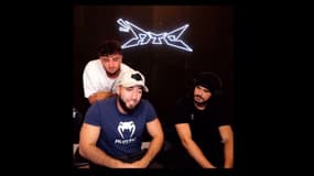 Le streamer RebeuDeter, avec Amine et Inoxtag. 