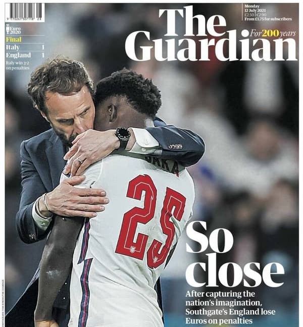 La une du Guardian