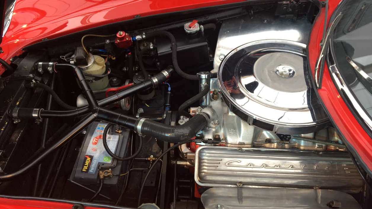 Cette Iso Grifo est équipée d'un moteur V8 de Corvette. Une Italienne au coeur américain. Cette Iso Grifo est équipée d'un moteur V8 de Corvette. Une Italienne au coeur américain.