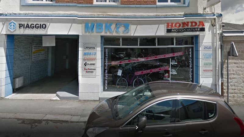 Magasin de cycles à Fougères