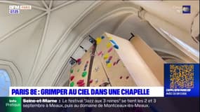 Paris: de l'escalade dans une ancienne chapelle