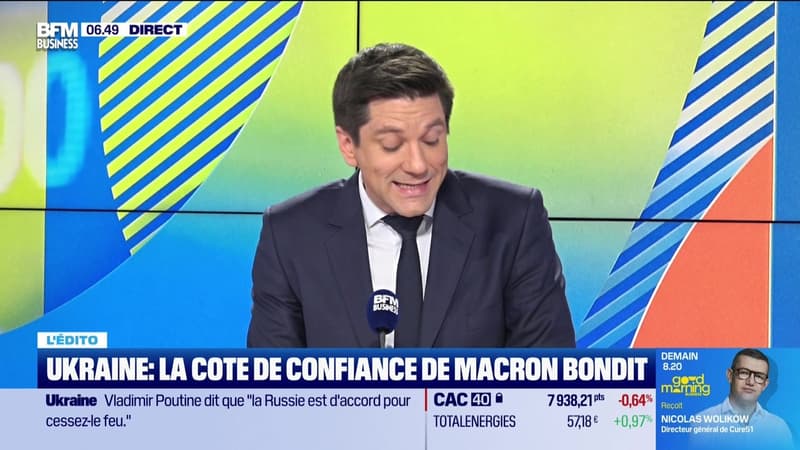 L'Edito de Raphaël Legendre : Ukraine, la cote de confiance de Macron bondit - 14/03