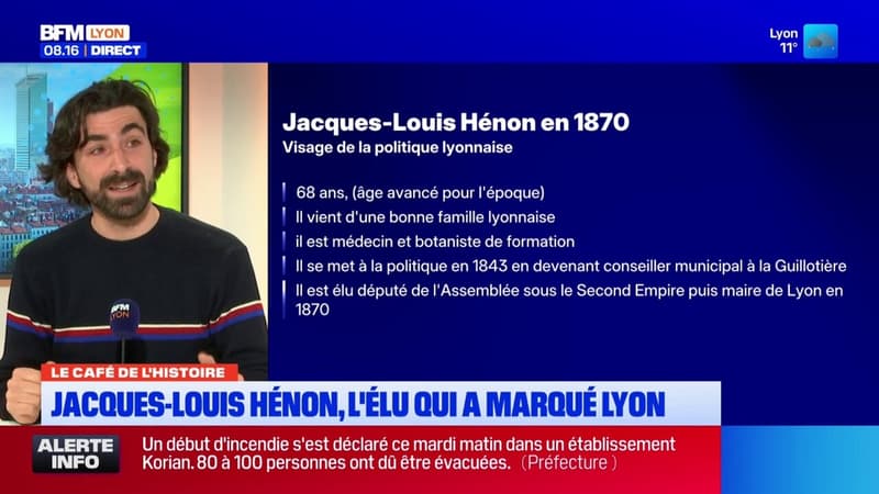 Le Café Histoire: Jacques-Louis Hénon, l'élu qui a marqué Lyon
