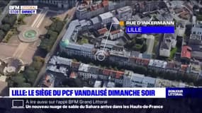 Lille: le siège du PCF vandalisé dimanche soir
