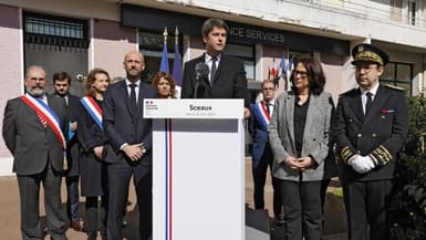 Le Premier ministre, Gabriel Attal, a promis une nouvelle salve de simplification dans les services publics ce mardi 23 avril 2024 à Sceaux (Hauts-de-Seine)