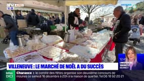 Villeneuve: le marché de Noël a du succès