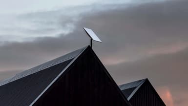 Une antenne Starlink.