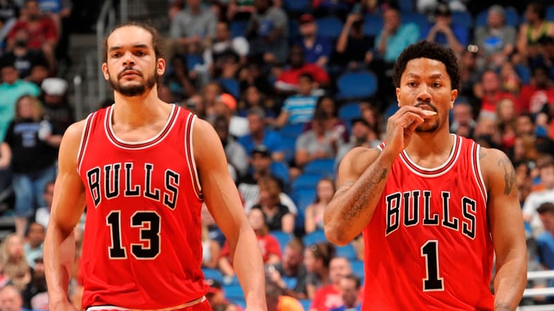 Joakim Noah et Derrick Rose