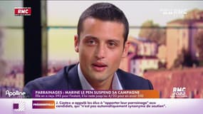 On peut tout dire sur RMC :  Faute de parrainages, Marine Le Pen suspend sa campagne - 23/02