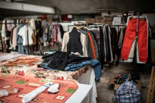 Boutique Emmaüs à Ivry-sur-Seine, le 20 avril 2020 Boutique Emmaüs à Ivry-sur-Seine, le 20 avril 2020