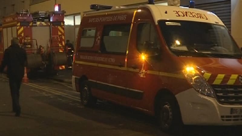 Le lieu de l'incendie, jeudi matin, dans le XIIIe arrondissement. 