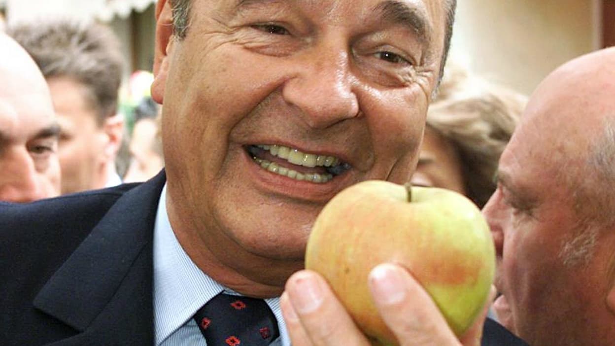 Comment la pomme a changé le destin présidentiel de Jacques Chirac