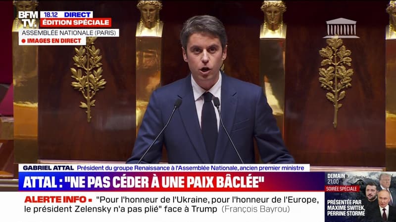 Gabriel Attal (Renaissance) à Marine Le Pen: 