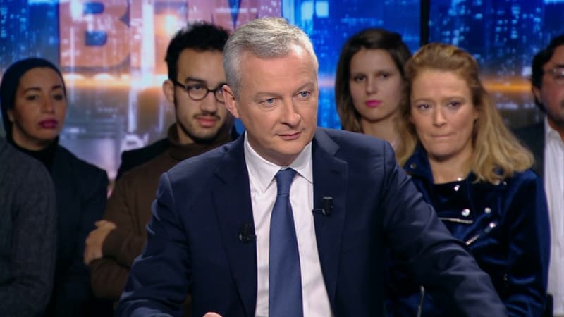 Bruno Le Maire sur BFMTV, le 21 janvier. 