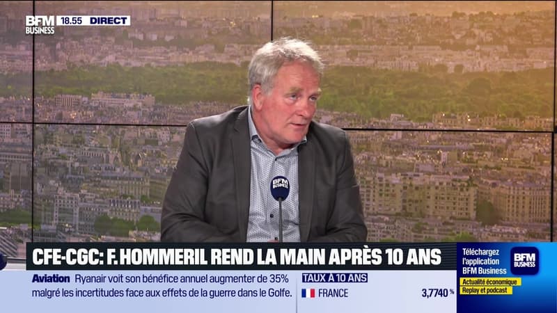 François Hommeril (CFE-CGC) rend la main après dix ans - 18/05