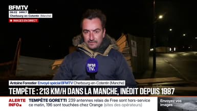 Tempête Goretti: nuit très agitée dans la Manche avec des vents violents à près de 150km/h
