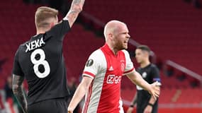 Davy Klaassen après son but contre Lille en Ligue Europa