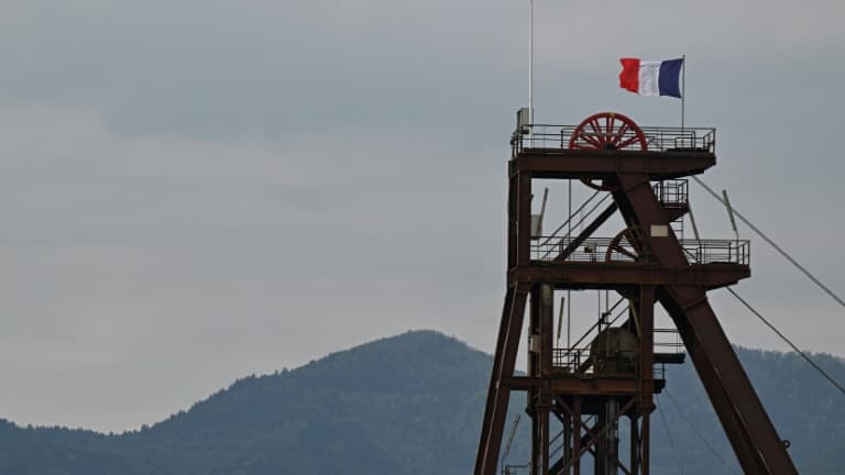 Sur le site de confinement de déchets de Stocamine, le 6 mai 2022 à Wittelsheim