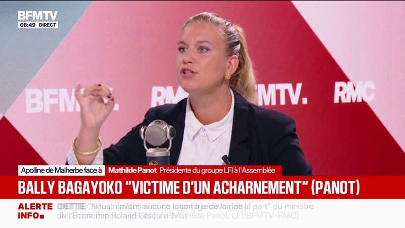 "La candidature de Jean-Luc Mélenchon est la seule à même d'arriver au second tour et d'emporter l'élection présidentielle", estime Mathilde Panot