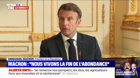 Emmanuel Macron annonce le lancement de "travaux importants de planification" écologique 