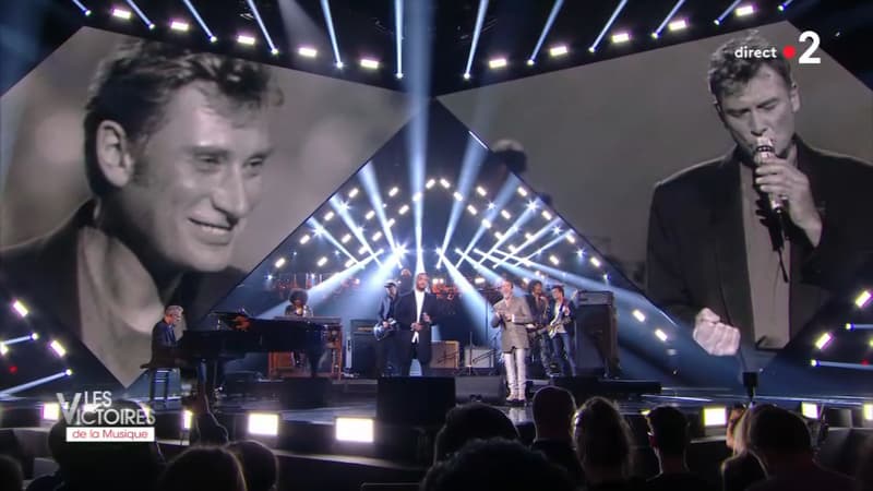 L'hommage rendu à Johnny Hallyday lors des Victoires de la Musique 2018