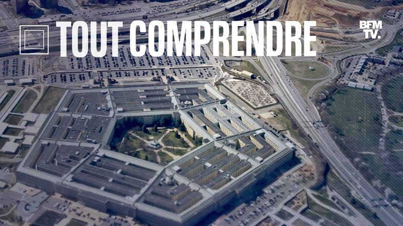 Vue du Pentagone à Arlington, près de Washington