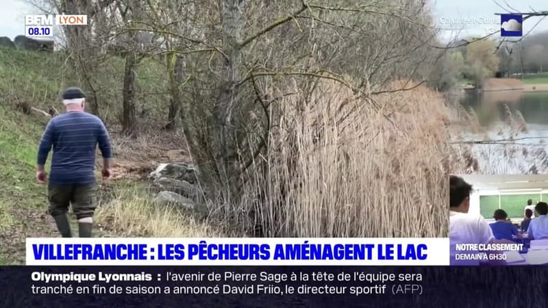 Villefranche-sur-Saône: les pêcheurs se mobilisent pour aménager les rives du plan d'eau de Bordelan