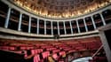 L'hémicycle de l'Assemblée nationale vide, le 17 mai 2022.