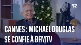 Festival de Cannes: après avoir reçu une Palme d'or d'honneur, Michael Douglas se confie à BFMTV 